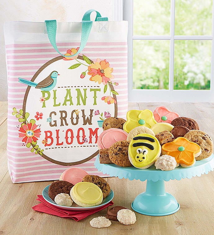 Plant Grow Bloom Canvas Tote with Treats