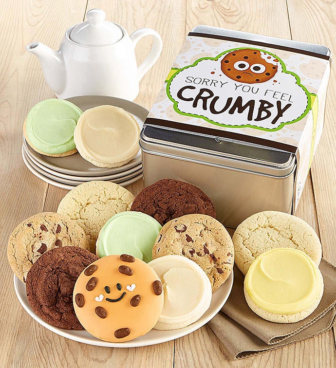 Sorry You Feel Crumby Cookie Tin