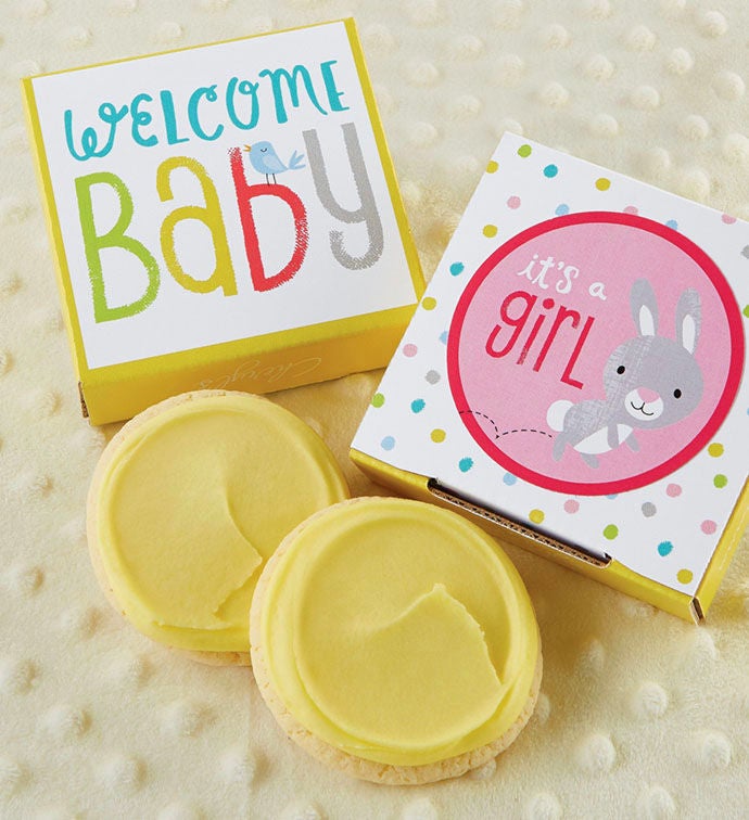 G is for Baby Girl Cookie Card