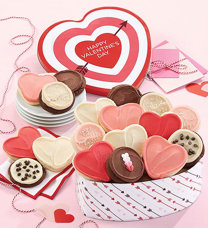 Happy Valentine Gift Tin Frosted Assortment