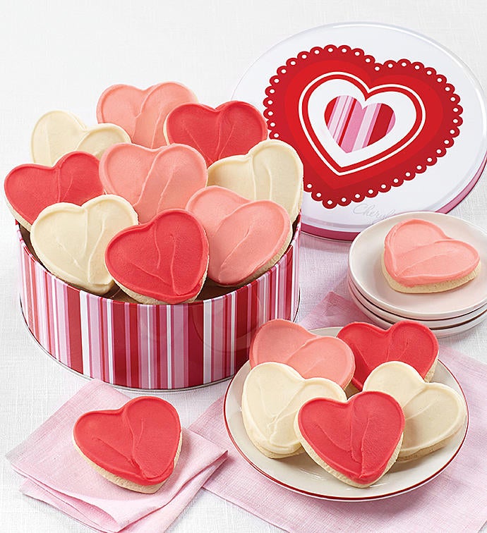 Valentine Hearts Gift Tin