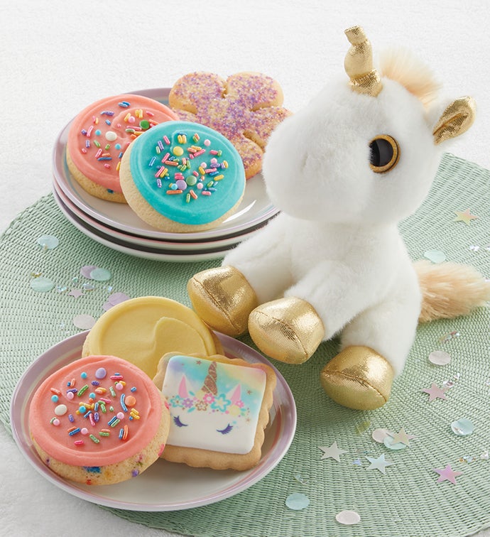Unicorn Plush and Cookies