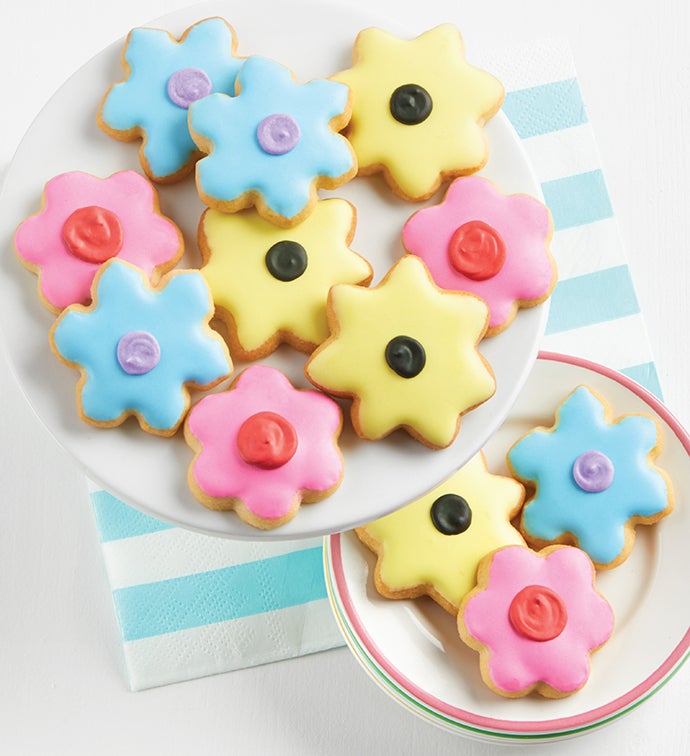 Mini Springtime Crunchy Sugar Cookies