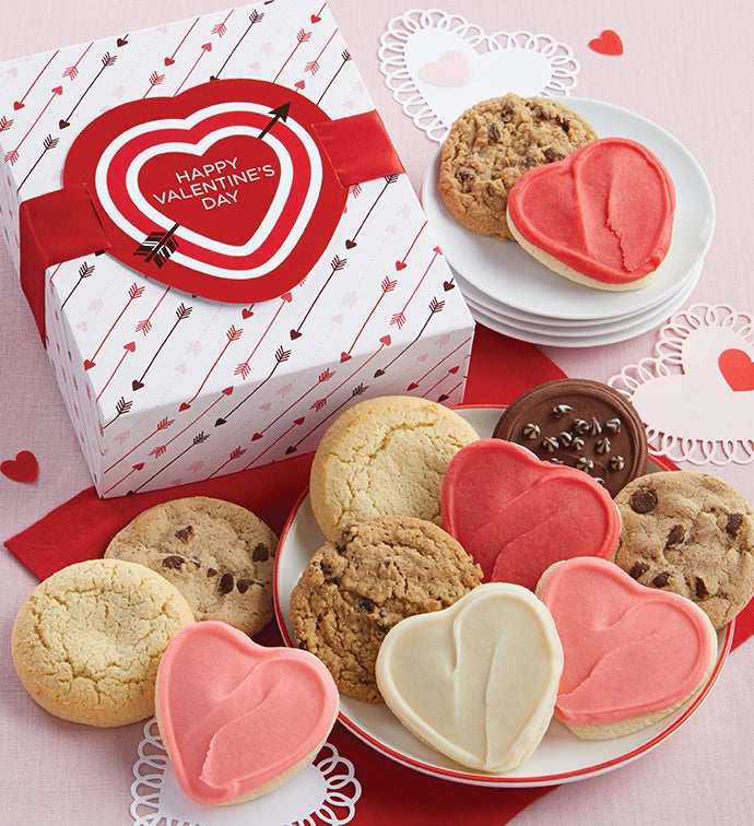 Valentines Day Cookie Gift Box