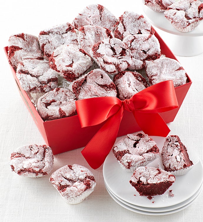 Valentine Red Velvet Truffle Cookie Tray Gift