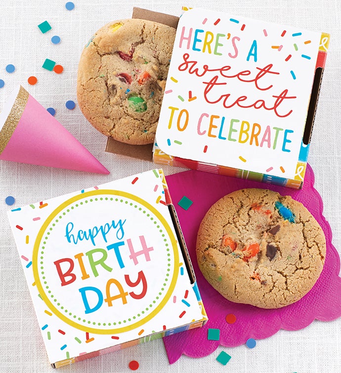 Happy Birthday Cookie Card   Choose your flavor