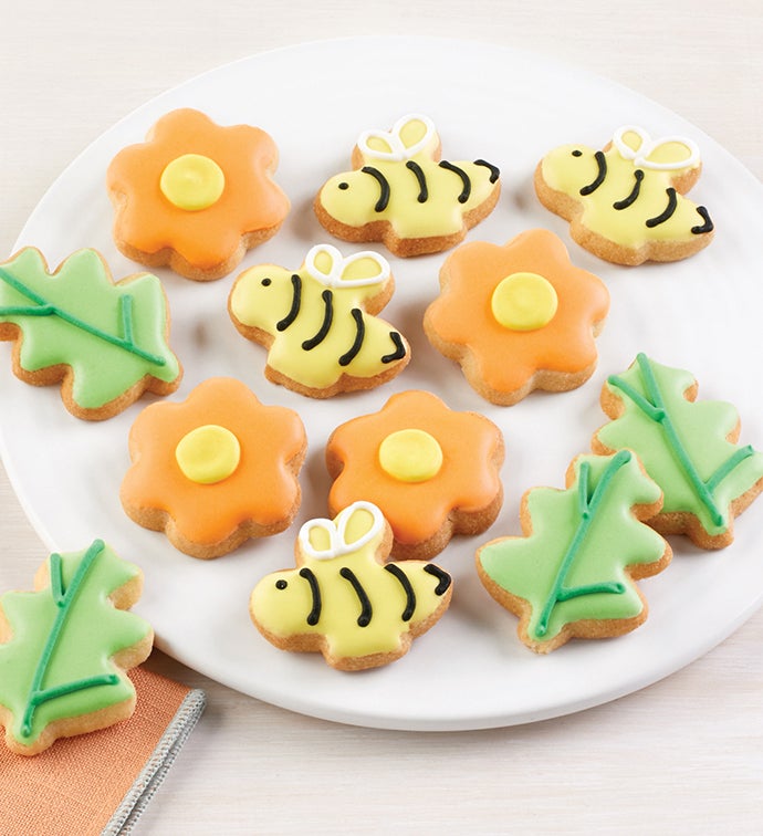 Mini Springtime Crunchy Sugar Cookies