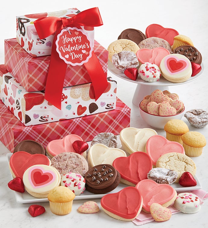 Valentines Day Bakery Gift Tower