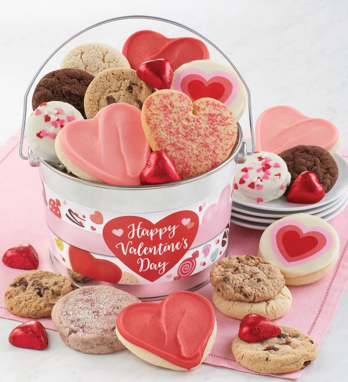 Happy Valentines Day Treats Gift Pail