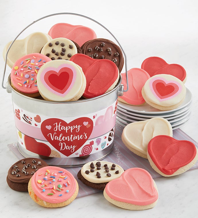 Happy Valentines Day Cookie Pail