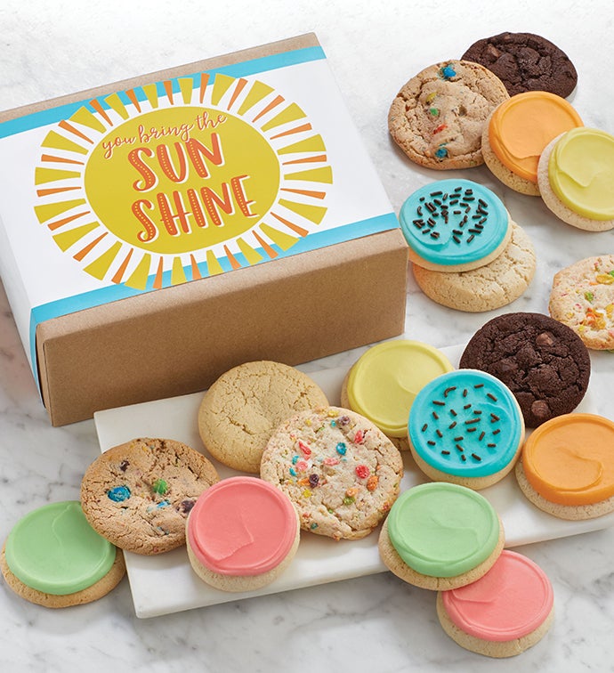 You Bring the Sunshine Assorted Cookie Box
