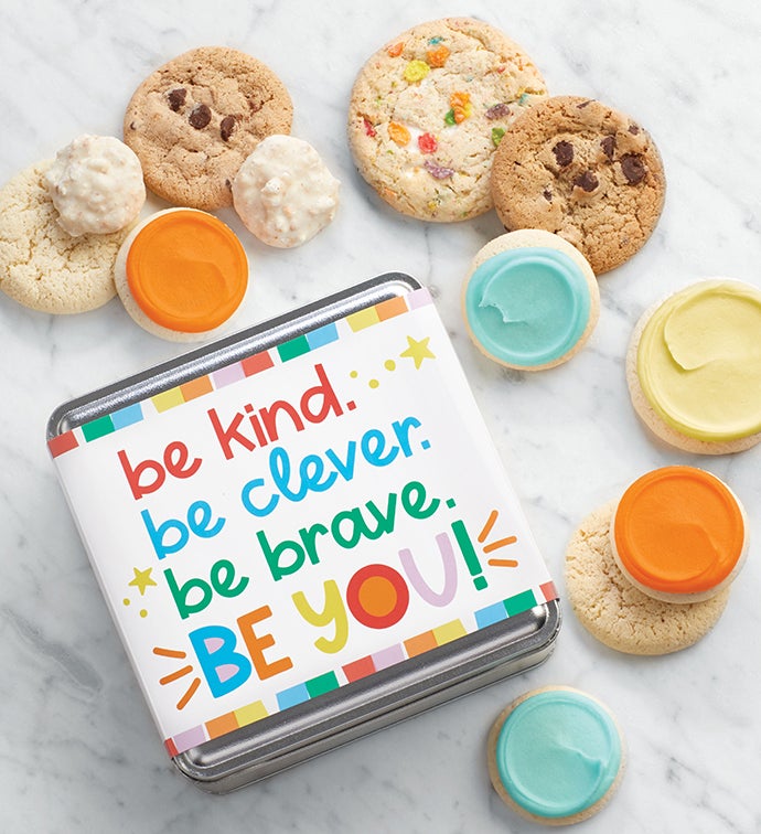 Be Kind Be Clever Be Brave Be You Mini Treats Gift Tin