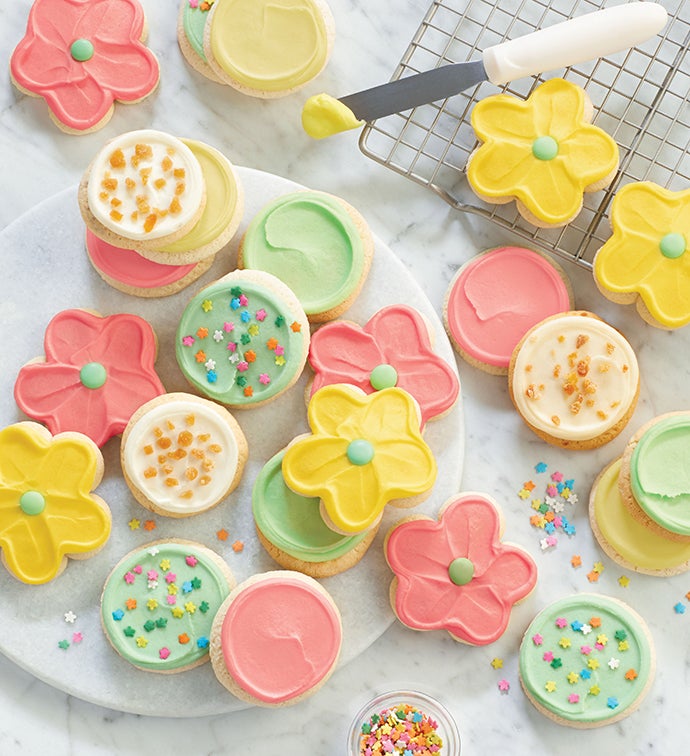 Buttercream Frosted Spring Bow Gift Box