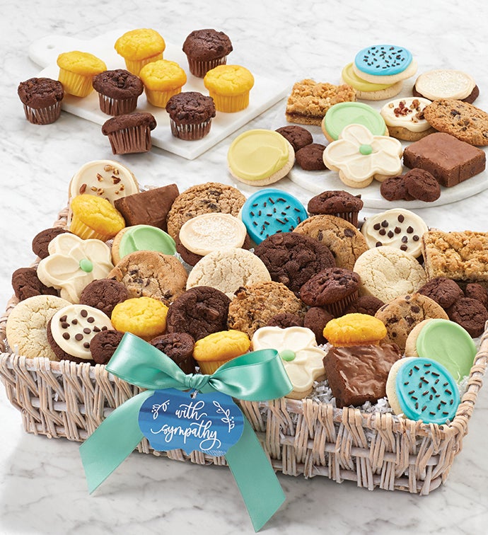 With Sympathy Gift Basket   Large