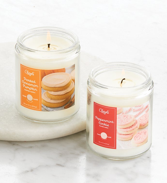 Cheryl’s Peppermint & Pumpkin Candle Gift Set