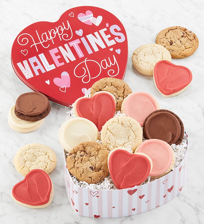 Heart Assorted Cookie Tin