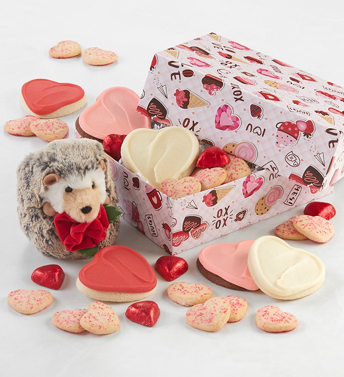 Valentine Plush Gift and Treats