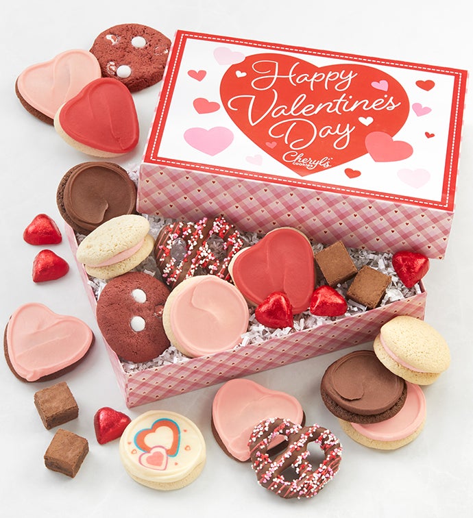 Valentine Chocolate & Strawberry Treats Gift Box