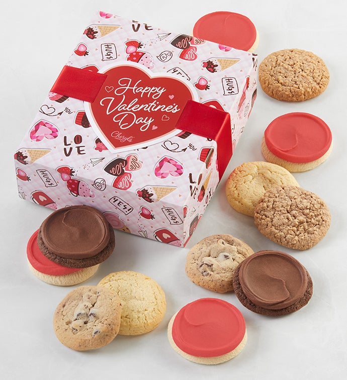 Valentine Cookie Gift Box   Sugar Free