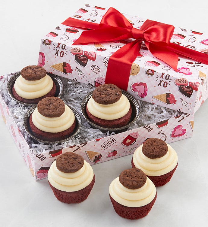 Red Velvet Buttercream Frosted Valentine Cupcakes Cupcakes