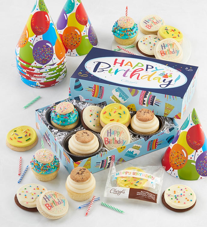 Cupcakes & Cookies Birthday Party in a Box