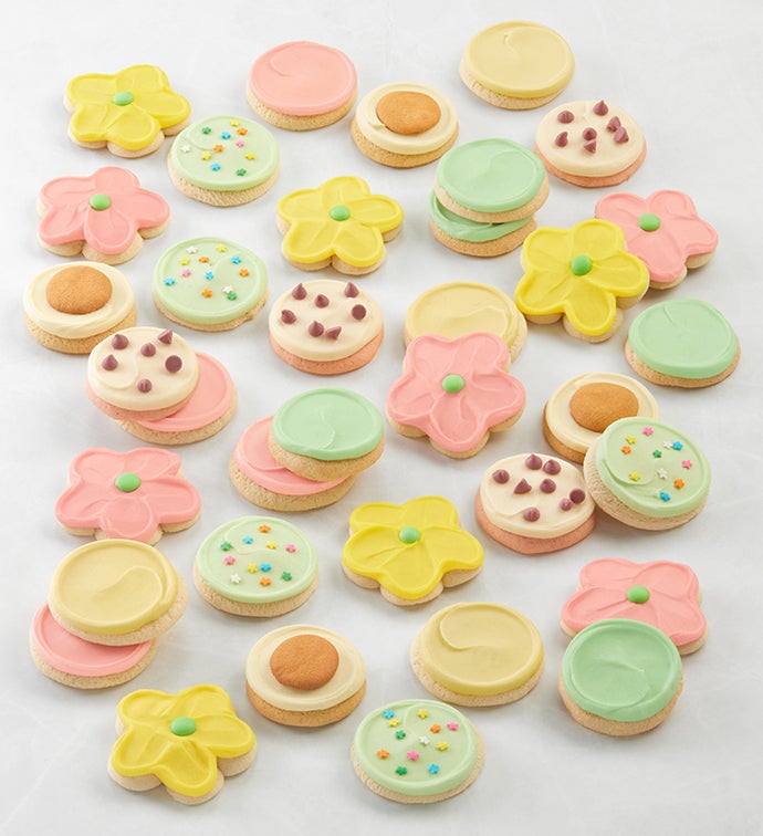 Buttercream Frosted Spring Cookies