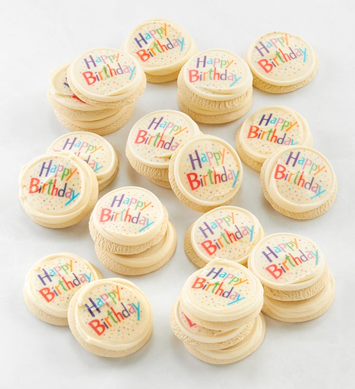 Buttercream Frosted Birthday Cookie Bow Box