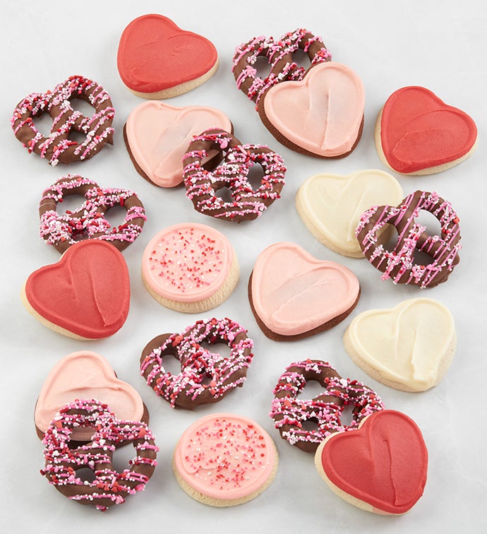 Buttercream-Frosted Cookies & Pretzels