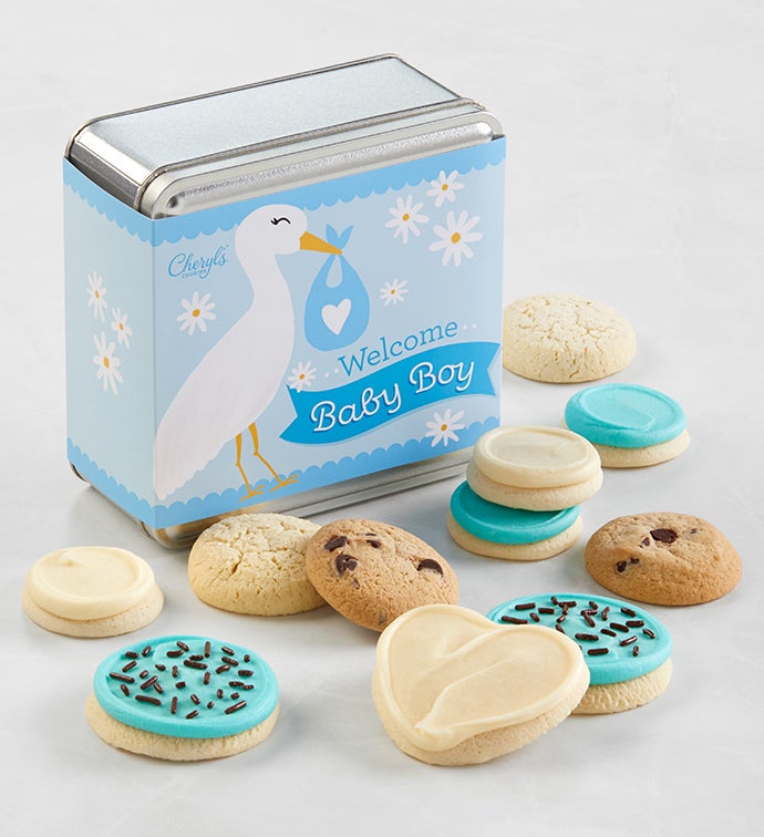 Baby Boy Treats Gift Tin