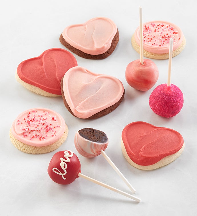 Valentine Cake Pops & Cookies
