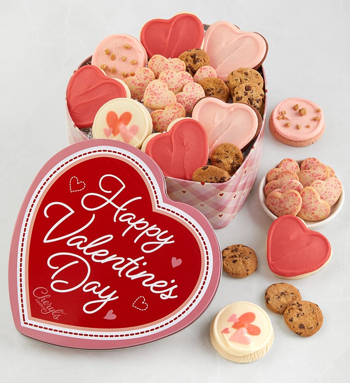Valentine Gift Tin   Treats Assortment