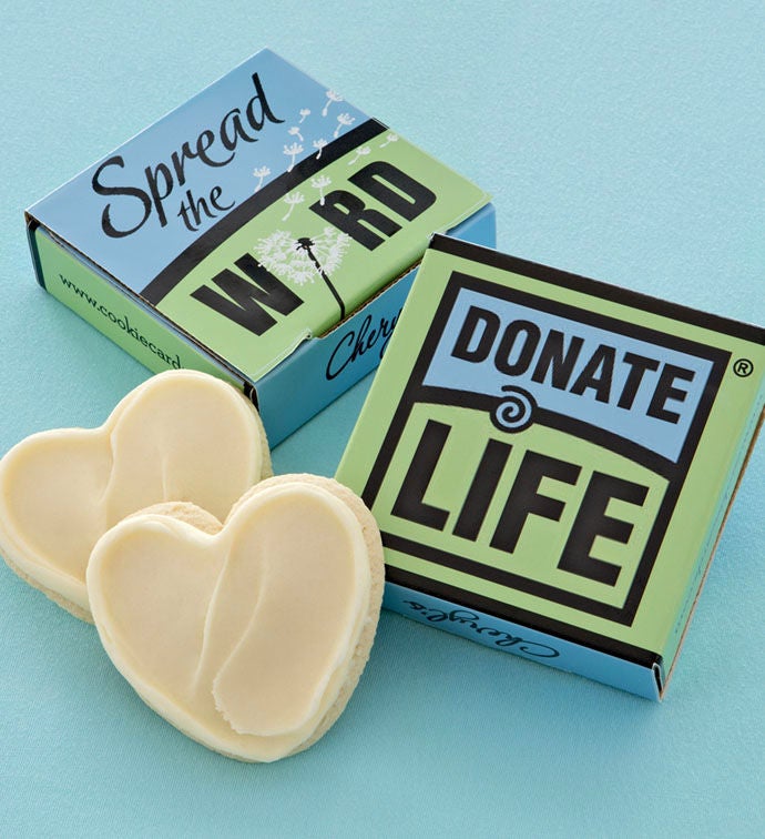 Donate Life Cookie Card